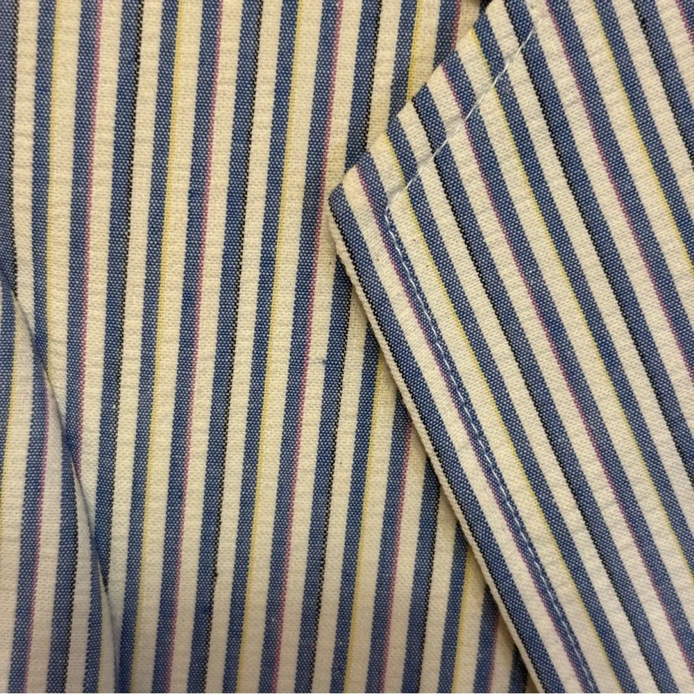 Hardwick Mens Blue White Seersucker Vintage Blazer 36R USA